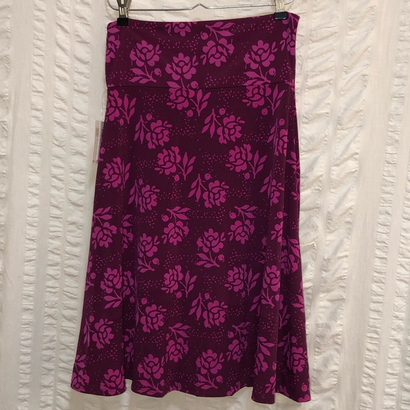 LuLaRoe Azure Floral Skirt - Picture 2 of 5